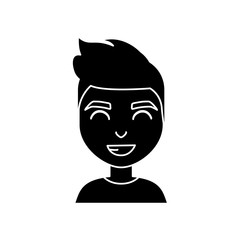 cartoon man icon