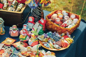 Russian dolls are handmade