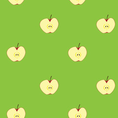 apple fruit seamless background