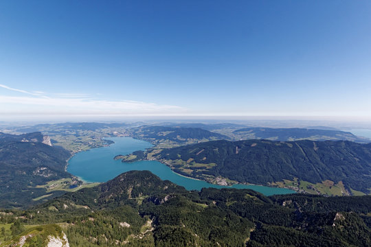 Blick vom Schafberg (Salzkammergut)