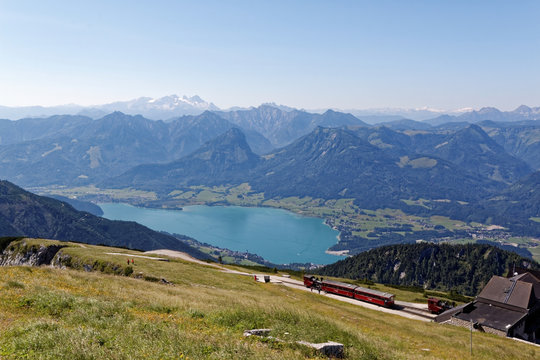 Blick vom Schafberg (Salzkammergut)