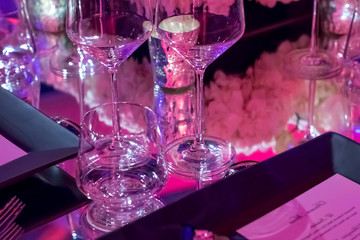Party Setting with Colorful Bokeh Background