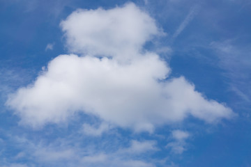 Fototapeta na wymiar Cloudy blue sky, background