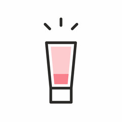 Obraz premium Cocktail shot icon