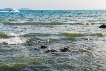 Sea shore in Sihanoukville beach