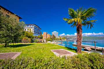 Luxury waterfront walkway in Opatija