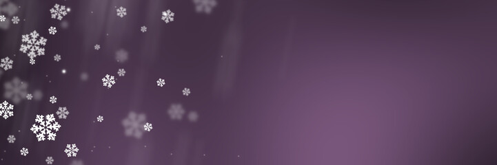 Winter background with snowflakes