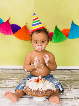 Cake Smash Baby Boy