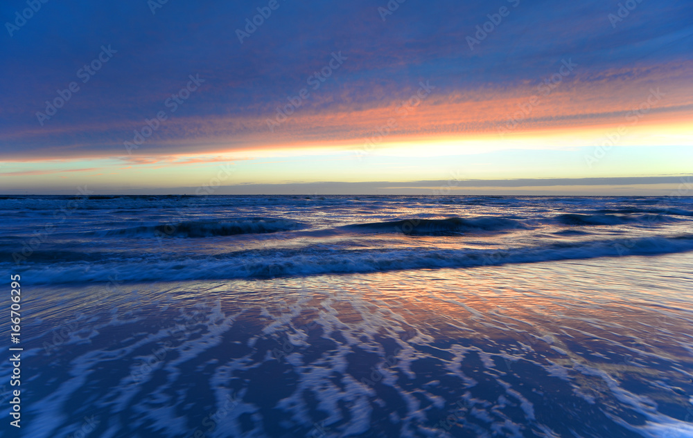 Wall mural abend am meer