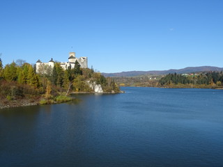 Schloss Niedzica im Pieninen-Nationalpark, Polen