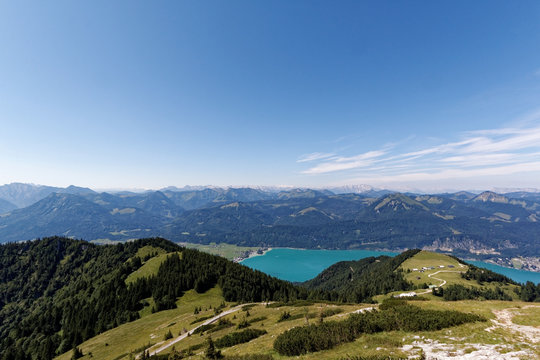Blick vom Schafberg (Salzkammergut)