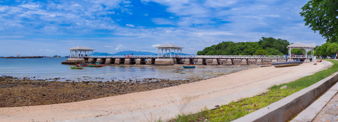 Fototapeta na wymiar Asdang Bridge, Sichang island, Chonburi, Thailand