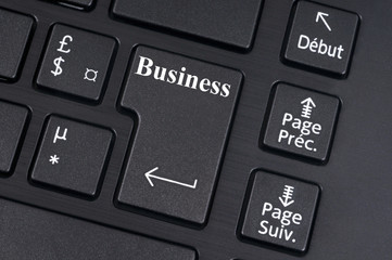 Clavier d'ordinateur avec une touche business 