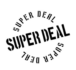 Super Deal rubber stamp. Grunge design with dust scratches. Effects can be easily removed for a clean, crisp look. Color is easily changed.