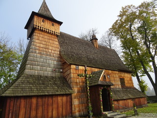 UNESCO-Holzkirche in Dębno, Polen © Stephan