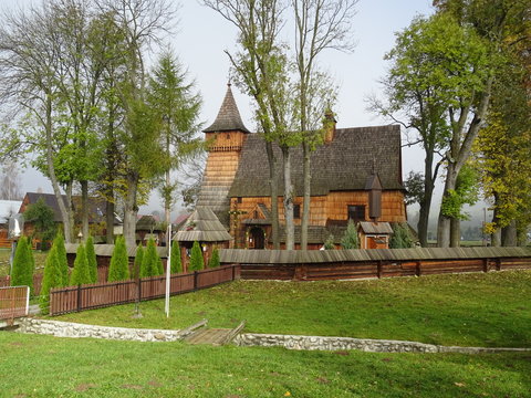 UNESCO-Holzkirche in Dębno, Polen