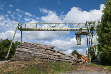 Fototapeta na wymiar Lumber mill
