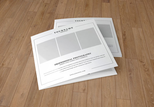 Square Trifold Brochure Layout 1
