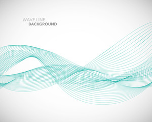 Elegant abstract vector wave line futuristic style background template