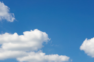 Clouds against a blue sky