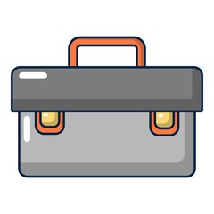Plumber case icon, cartoon style