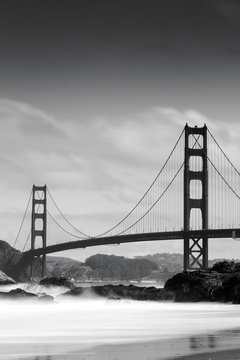 Golden Gate Bridge B&W