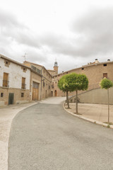 The village of Cirauqui in Navarre, Spain