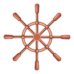 Obraz premium Handwheel icon, cartoon style