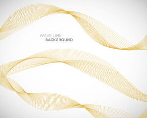 Elegant abstract vector wave line futuristic style background template