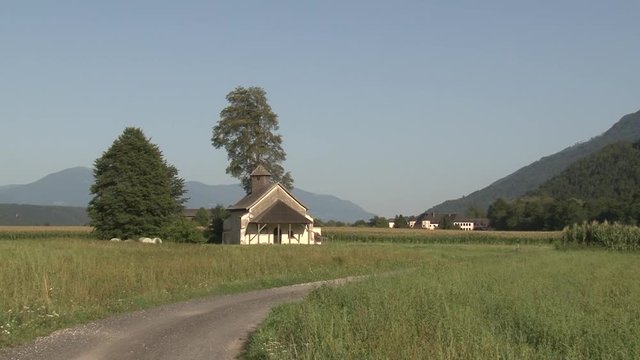 M&ouml;llbr&uuml;cke, Lurnerfeld, Filialkirche, Kirche, Kapelle, Sankt Magdalena, Magdalena, Spittal an der Drau, Wiese, Feld, Oberk&auml;rnten