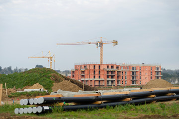 Fototapeta premium Immeuble en construction