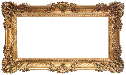 Antique golden frame