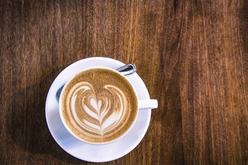 Looking Down at Coffee