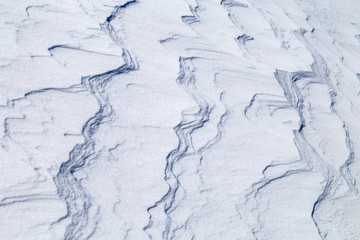 Image with a snowy texture