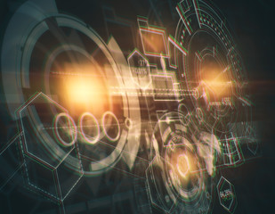 Technology, innovation, future and communication concept