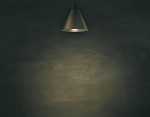 Empty chalkboard
