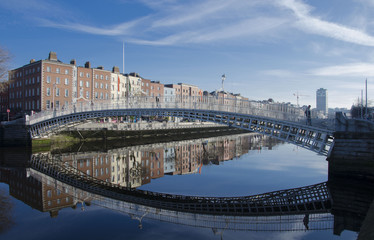 Naklejka premium Ha'Penny Bridge