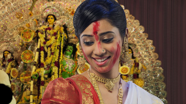 Portrait of a Bengali woman 