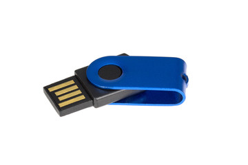 USB pen drive isolated on white background