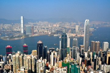 hong kong view from victoria peak