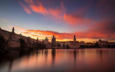Fototapeta premium Sunrise in Prague