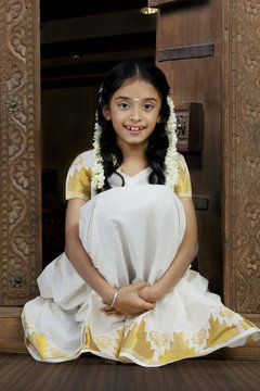 south indian dress for girl