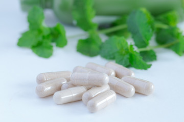 Vitamins supplements, herbal.