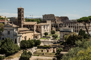 Roman Forum + Colosseum
