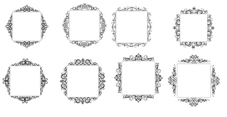 Vintage baroque frame