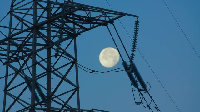 Electricity pylons