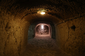 Fototapeta na wymiar Derinkuyu Underground City in Cappadocia