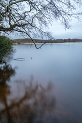lake in heath on a dall day