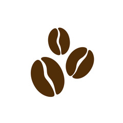 Coffee beans icon, sign. Vector illustration