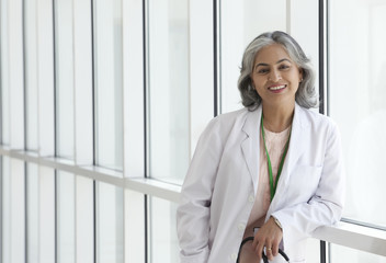 Portrait of a female doctor smiling
